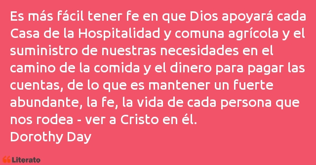 Frases de Dorothy Day