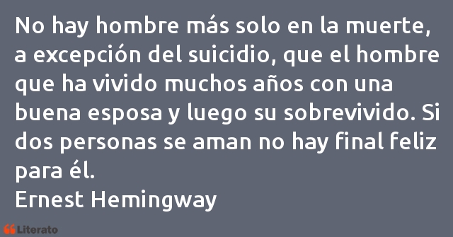 Frases de Ernest Hemingway