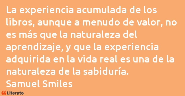 Frases de Samuel Smiles