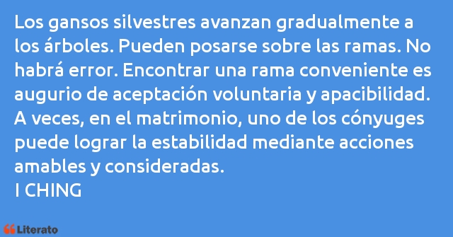 Frases de I CHING