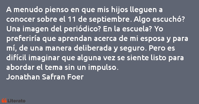 Frases de Jonathan Safran Foer