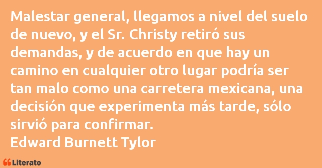 Frases de Edward Burnett Tylor