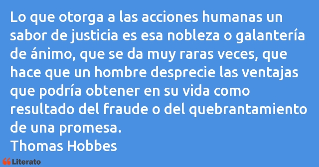 Frases de Thomas Hobbes