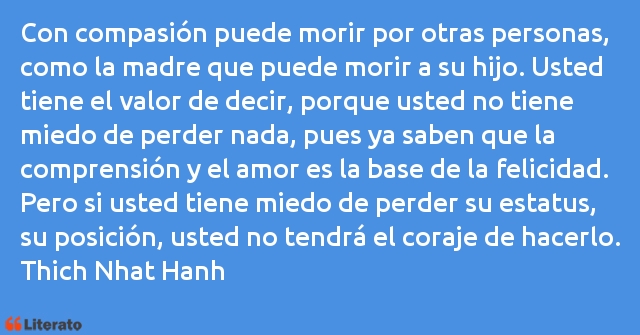 Frases de Thich Nhat Hanh