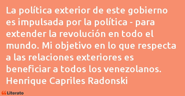 Frases de Henrique Capriles Radonski