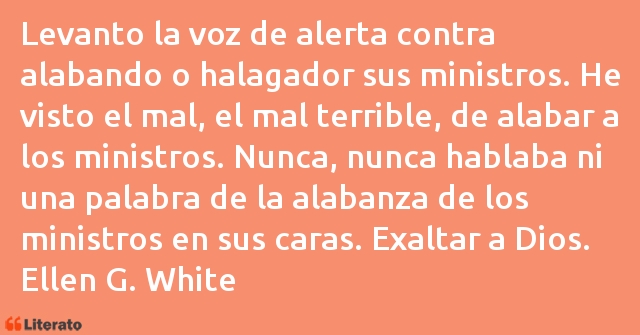 Frases de Ellen G. White