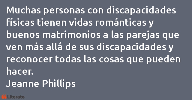 Frases de Jeanne Phillips