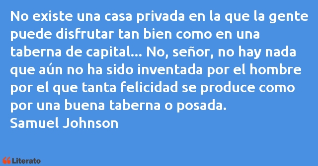 Frases de Samuel Johnson