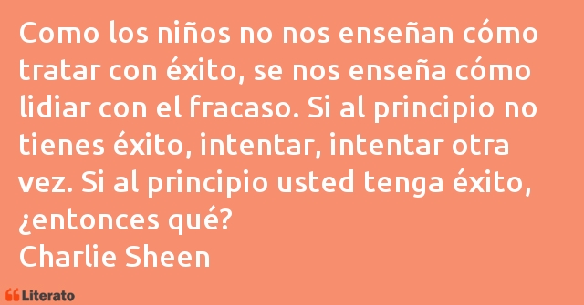 Frases de Charlie Sheen