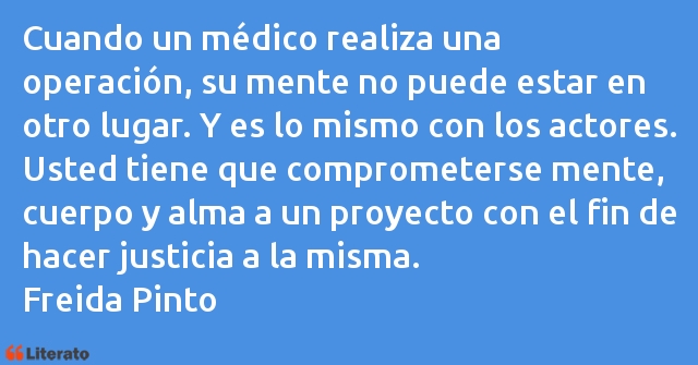 Frases de Freida Pinto