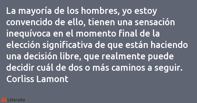 Frases de Corliss Lamont