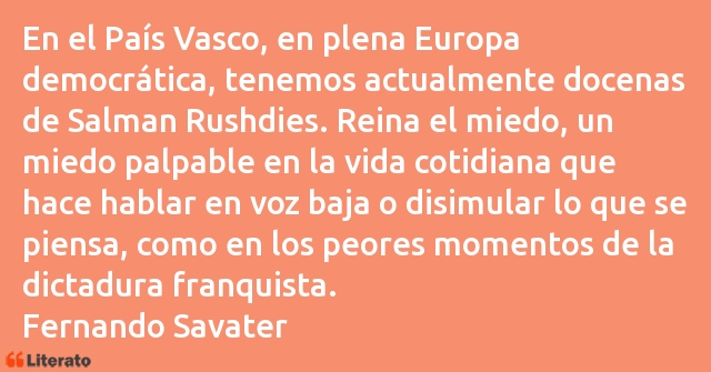 Frases de Fernando Savater