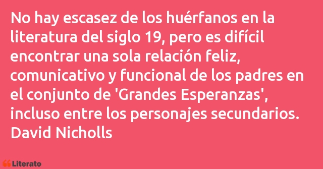 Frases de David Nicholls