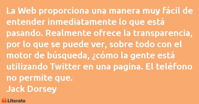 Frases de Jack Dorsey