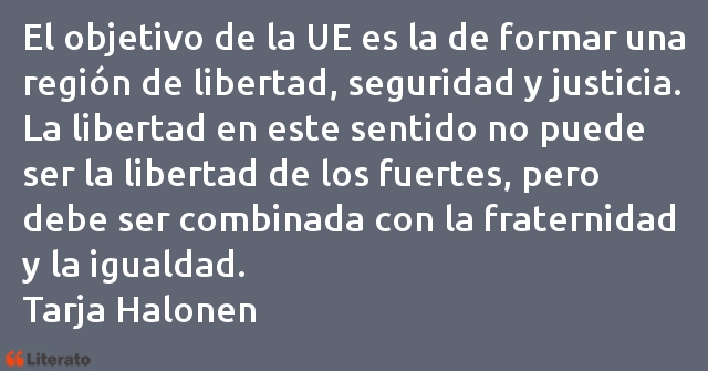 Frases de Tarja Halonen