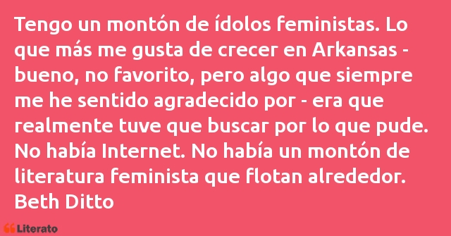 Frases de Beth Ditto