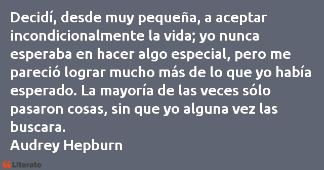 Frases de Audrey Hepburn