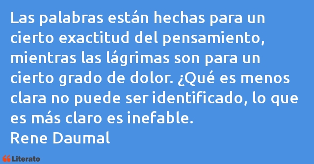 Frases de Rene Daumal