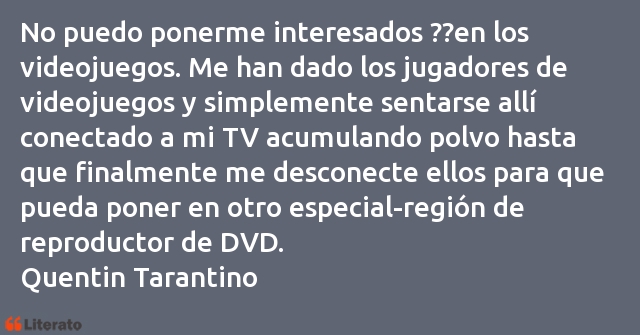 Frases de Quentin Tarantino