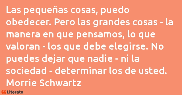 Frases de Morrie Schwartz