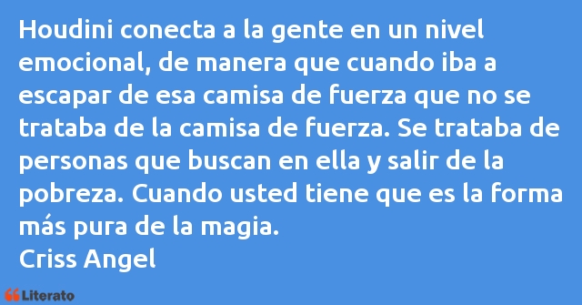 Frases de Criss Angel