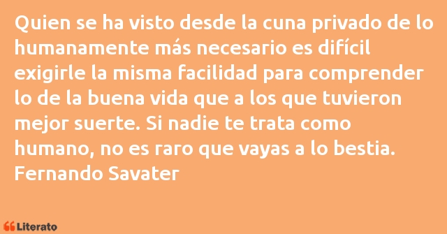 Frases de Fernando Savater