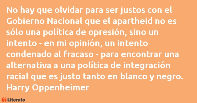 Frases de Harry Oppenheimer