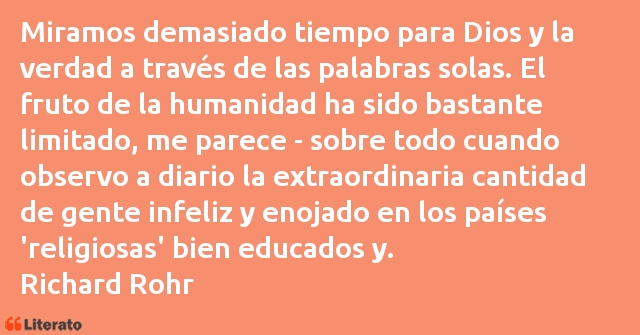 Frases de Richard Rohr