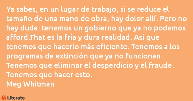 Frases de Meg Whitman