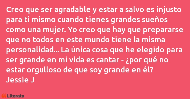 Frases de Jessie J