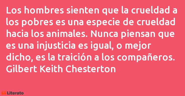 Frases de Gilbert Keith Chesterton