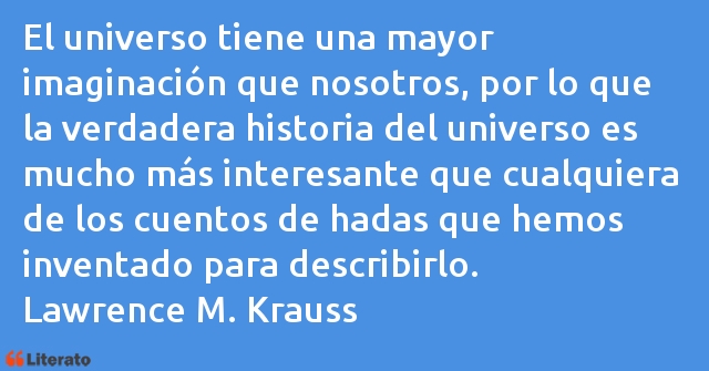 Frases de Lawrence M. Krauss