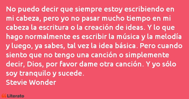 Frases de Stevie Wonder