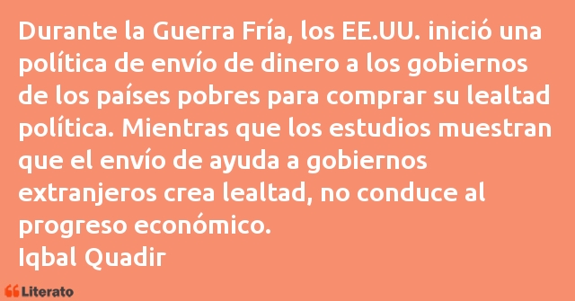 Frases de Iqbal Quadir