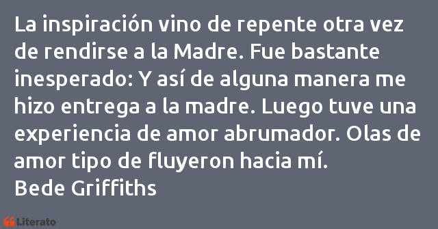 Frases de Bede Griffiths