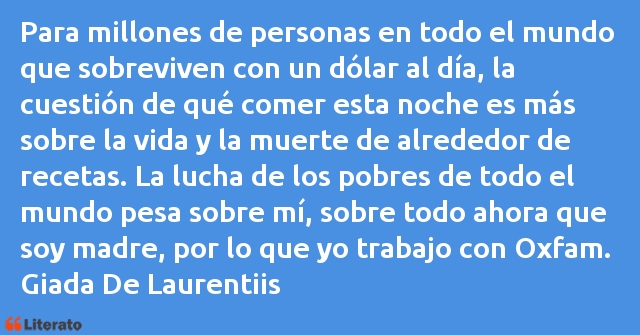 Frases de Giada De Laurentiis