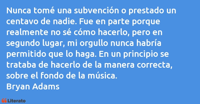 Frases de Bryan Adams