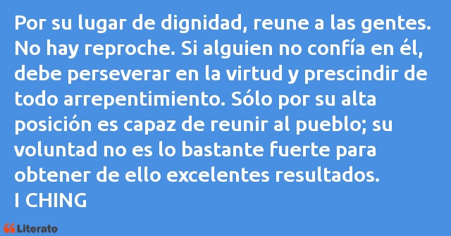 Frases de I CHING