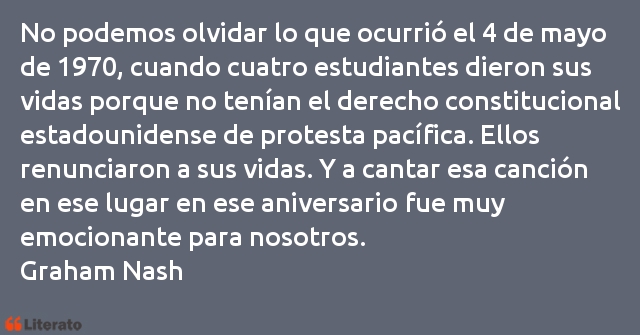 Frases de Graham Nash