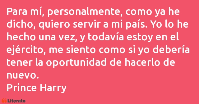 Frases de Prince Harry