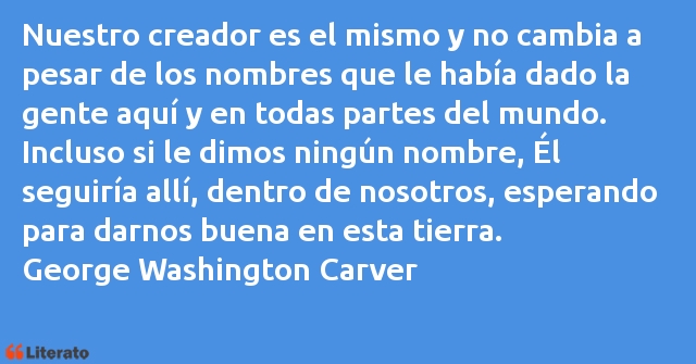 Frases de George Washington Carver