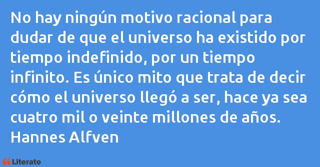 Frases de Hannes Alfven