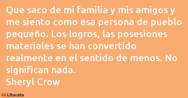 Frases de Sheryl Crow