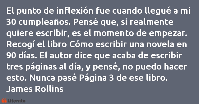 Frases de James Rollins