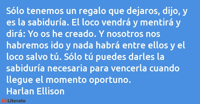 Frases de Harlan Ellison