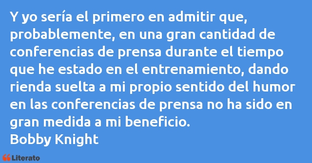 Frases de Bobby Knight