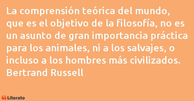 Frases de Bertrand Russell