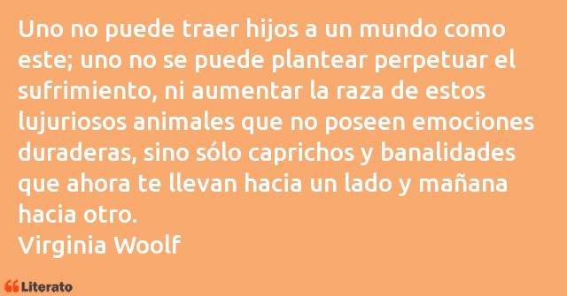 Frases de Virginia Woolf