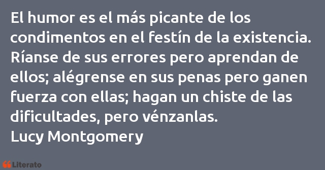 Frases de Lucy Montgomery