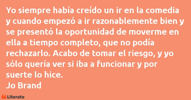 Frases de Jo Brand